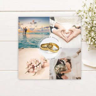 Erstellen Sie Ihre eigene Hochzeitsszenario-Fotosa Magneteinladung
