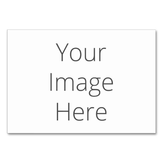 Erstellen Sie Ihre eigene horizontale 3,5" x 5"-Ta Tischnummer (Vorderseite)