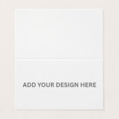 Erstellen Sie Ihre eigene, horizontale, falte 3.5" Visitenkarten (Außenseite Aufgefaltet)