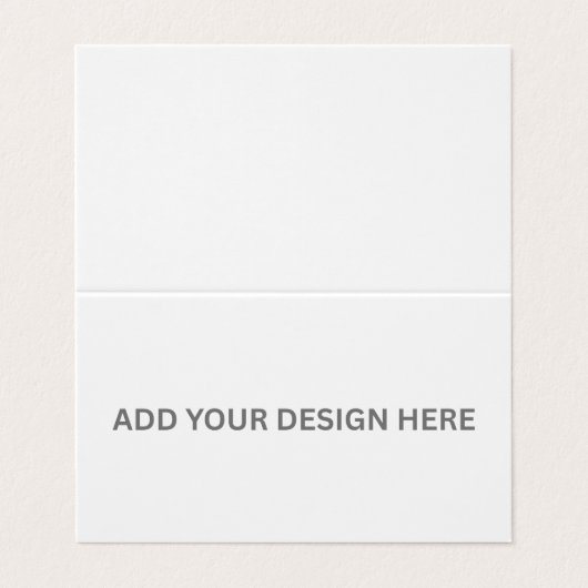 Erstellen Sie Ihre eigene, horizontale, falte 3.5" Visitenkarten (Außenseite Aufgefaltet)