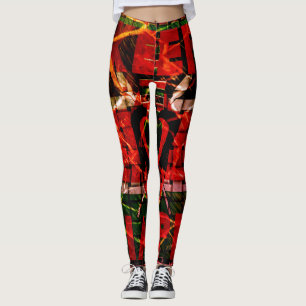 Erstellen Sie Ihre eigene Hose Feuer schön phantas Leggings