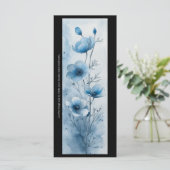 Erstellen Sie Ihre eigene Hübsche Blue Flowers Les (Stehend Vorderseite)