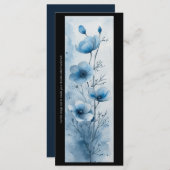 Erstellen Sie Ihre eigene Hübsche Blue Flowers Les (Vorne/Hinten)