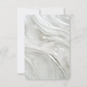 Erstellen Sie Ihre eigene Hübsche Perlenstruktur. RSVP Karte (Rückseite)