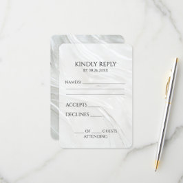 Erstellen Sie Ihre eigene Hübsche Perlenstruktur. RSVP Karte