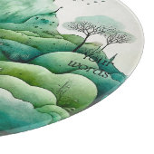 Erstellen Sie Ihre eigene hügelige Grünlandschaft Schneidebrett (Ecke)