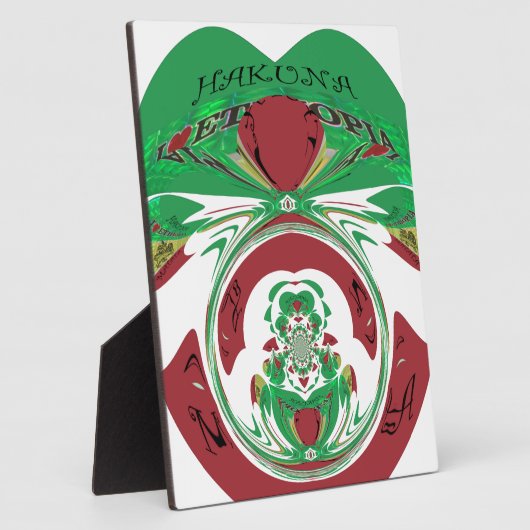 Erstellen Sie Ihre eigene I-Liebe Schöne Äthiopien Fotoplatte (Seite)