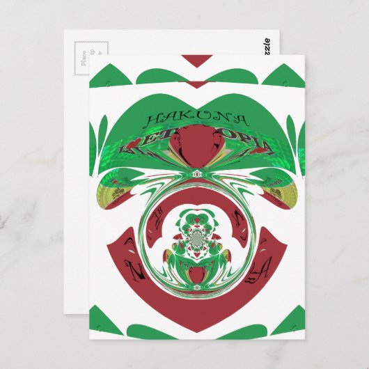 Erstellen Sie Ihre eigene I-Liebe Schöne Äthiopien Postkarte (Vorne/Hinten)