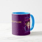 Erstellen Sie Ihre eigene Ich bin - positive Girl Tasse (VorderseiteRechts)