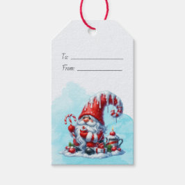 Erstellen Sie Ihre eigene Icy Peppermint Weihnacht Geschenkanhänger