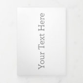 Erstellen Sie Ihre eigene, individuell angepasste  Dreifach Gefaltete Urlaubskarte (Cover)