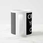 Erstellen Sie Ihre eigene, individuell anpassbare  Jumbo-Tasse (Rückseite)