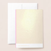 Erstellen Sie Ihre eigene, individuell gestaltete  Folienkarte (Rückseite mit Umschlag)