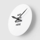 Erstellen Sie Ihre eigene, individuell gestaltete Runde Wanduhr (Winkel)
