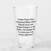Erstellen Sie Ihre eigene, individuelle Bierbrille Glas (Vorderseite)