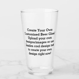 Erstellen Sie Ihre eigene, individuelle Bierbrille Glas