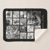 Erstellen Sie Ihre eigene individuelle FotoCollage Sherpadecke (Vorderseite (Horizontal))