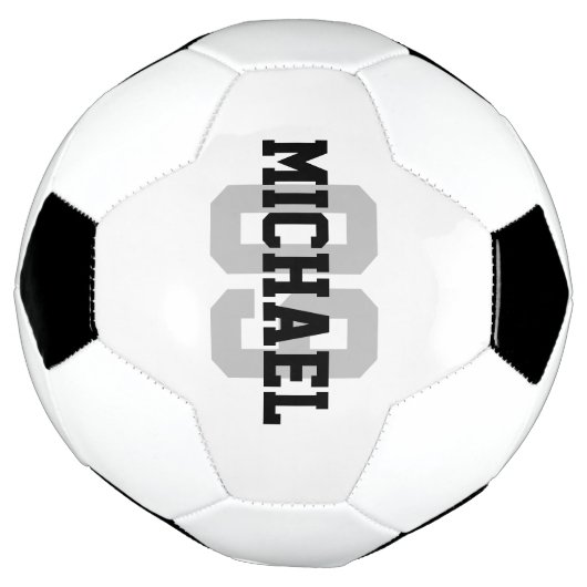 Erstellen Sie Ihre eigene Individuelle Name-Nummer Fußball (Gedreht)
