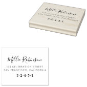 Erstellen Sie Ihre eigene Individuelle Name-Script Gummistempel (Stempel)