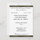 Erstellen Sie Ihre eigene individuelle Party Einla Einladung (Rückseite)