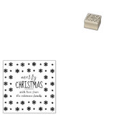 Erstellen Sie Ihre eigene individuelle Schneeflock Gummistempel (Stempel)