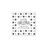 Erstellen Sie Ihre eigene individuelle Schneeflock Gummistempel (Prägung)