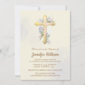 Erstellen Sie Ihre eigene individuelle Taufe Einladung (Vorderseite)