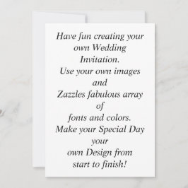 Erstellen Sie Ihre eigene, individuelle und Person Einladung