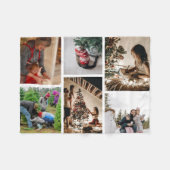 Erstellen Sie Ihre eigene individuelle Weihnachtsk Fleecedecke (Vorderseite (Horizontal))