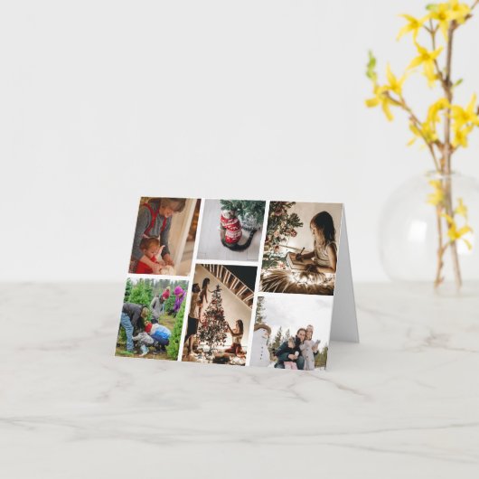 Erstellen Sie Ihre eigene individuelle Weihnachtsk Karte (Gelbe Blume)