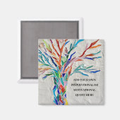 Erstellen Sie Ihre eigene Inspiration / Motivieren Magnet (Vorderseite/Rückseite)