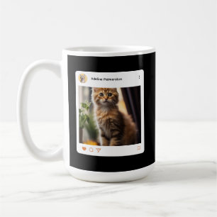 Erstellen Sie Ihre eigene Instagram 15oz Zwei-Ton- Kaffeetasse