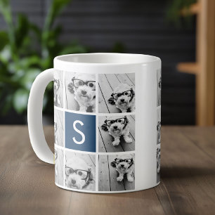 Erstellen Sie Ihre eigene Instagram-Collage mit in Kaffeetasse