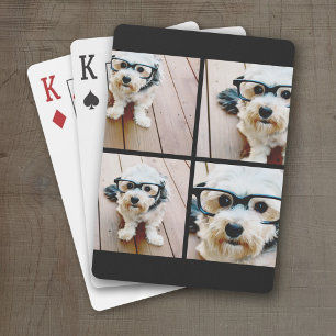 Erstellen Sie Ihre eigene Instagram-Collage Schwar Spielkarten