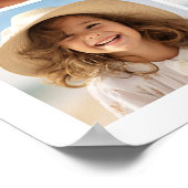 Erstellen Sie Ihre eigene Instagram Collage White  Poster (Ecke)