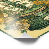 Erstellen Sie Ihre eigene Jugendstil-Libra Zodiac Fotodruck (Ecke)