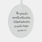 Erstellen Sie Ihre eigene kalligraphische Bibel Ve Ornament Aus Glas (Vorderseite Rechts)