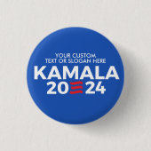 Erstellen Sie Ihre eigene Kamala Harris 2024 Button (Vorderseite)