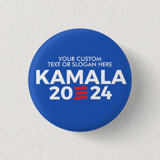 Erstellen Sie Ihre eigene Kamala Harris 2024 Button (Vorderseite)