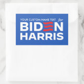 Erstellen Sie Ihre eigene Kampagne für Biden Harri Rechteckiger Aufkleber (Tasche)