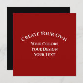 Erstellen Sie Ihre eigene Karte (Vorne/Hinten)