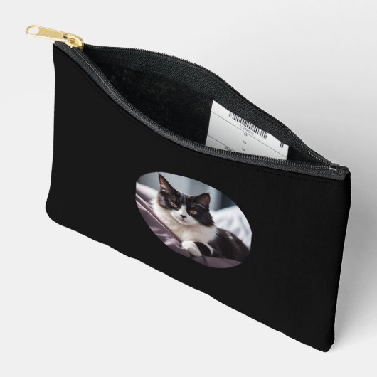 Erstellen Sie Ihre eigene Katze Foto Reisen Elegan Zubehörtasche (Offen)