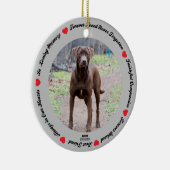 Erstellen Sie Ihre eigene Keramik zur Haustier-Hun Keramik Ornament (Rechts)