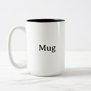 Erstellen Sie Ihre eigene klassische 15 oz Zweifarbige Tasse