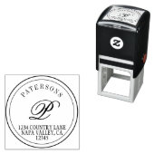 Erstellen Sie Ihre eigene klassische Monogramm-Rüc Permastempel (Beispiel)