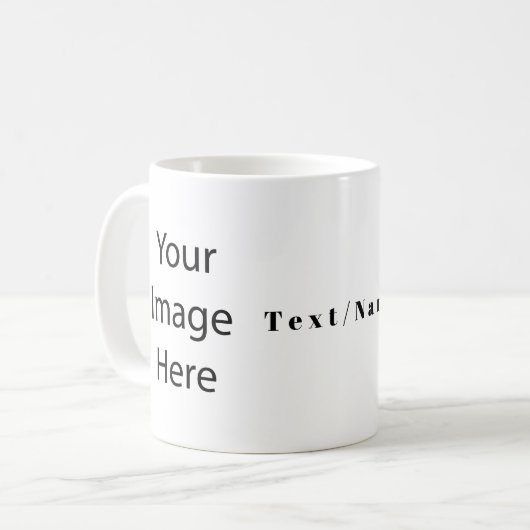 Erstellen Sie Ihre eigene klassische Tasse (Vorderseite Links)