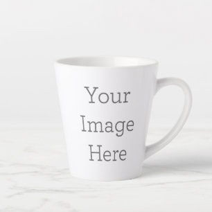 Erstellen Sie Ihre eigene kleine 12oz Latte-Tasse Milchtasse