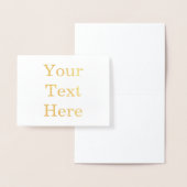 Klein (10,8 cm x 14 cm) Folienkarte (Anzeige)