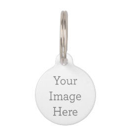 Erstellen Sie Ihre eigene kleine Runde-Tag-Nummer Tiernamensmarke