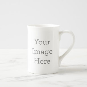 Erstellen Sie Ihre eigene Knochen-China-Tasse Porzellantasse